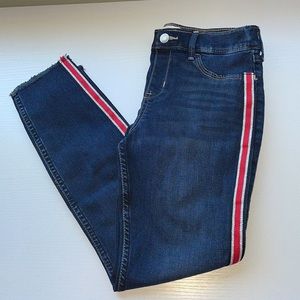 Abercrombie kids pull-on jean legging ankle cutoffs